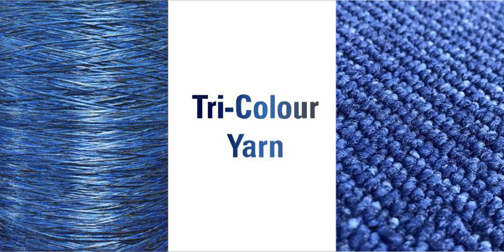 Tri-Colour Yarns by AYM Syntex Limited